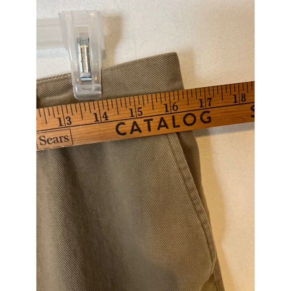 VINTAGE Savane Khaki Pants Relaxed Fit Button Back Pockets Mens 36 x 29 - Picture 2 of 9